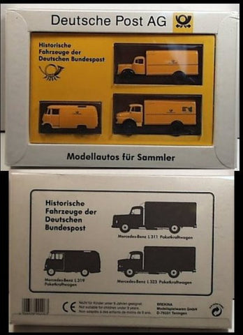 German HO Scale #5 Three Mercedes Trucks