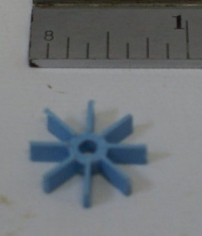 Robot chest gear 6/8" Dia Light Blue