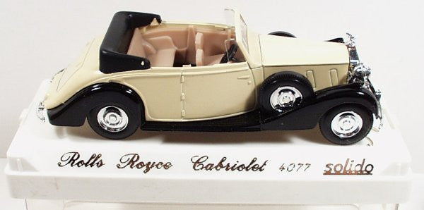 Rolls Royce Cabriolet 4077 Solido Age d'or 1:43