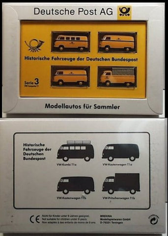 German HO Scale Post #3 Four VW Vans German