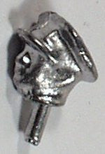 Toy Motorcycle Driver Head with Pin