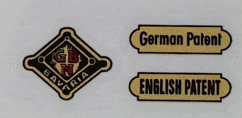 Bing German Bavaria Decal Set