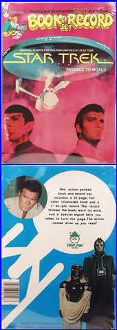 1979 Star Trek Book & Record Set Passage to Moauv