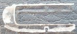 Slot Car windshield for Vintage toy Slot car 1-1/2 in. x 5/8 in.