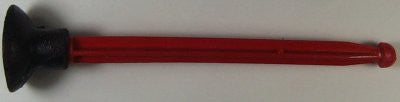 Red Space Gun Dart Locking Nipple on Back