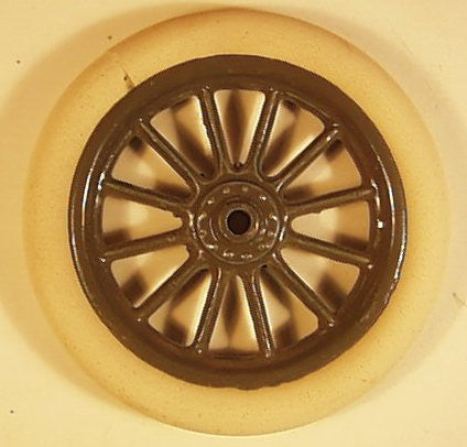 Large Cast Car Wheel Diameter of Rim is 2-3/16"