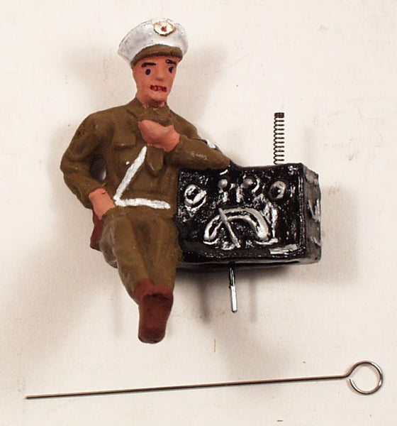 Arnold Hauser Toy Soldier Figure Radio Operator Officer Toy Soldier