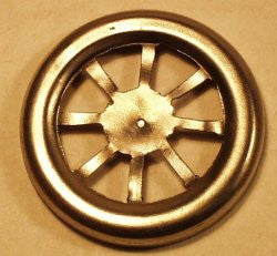 Tin spoked wheel OD 1-3/4 in.