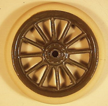 Large Cast  Wheel Diameter of Rim is 2-5/8"