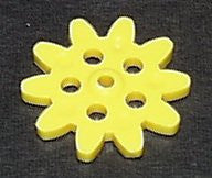 Toy machine robot gear Yellow 1-3/16" Engine Robot