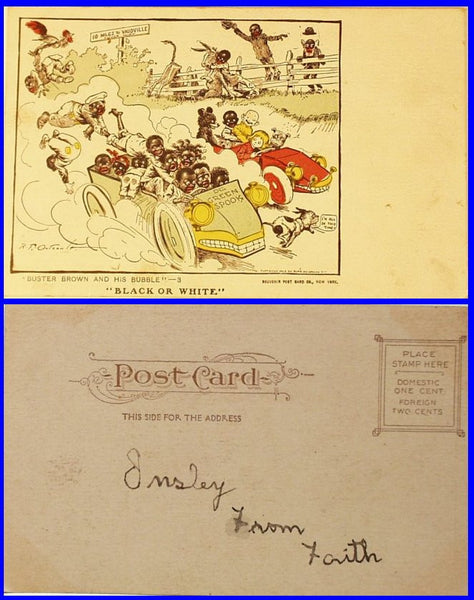 1903 Vintage Buster Brown Postcard