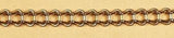 Chain for Erector Motor :   Under 1/4" or .230 wide with 6 links per inch.