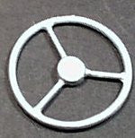 1-1/8" Vintage Toy Replacement Steering Wheel.