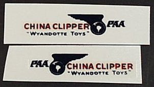 Wyandotte China Clipper Airplane Decal Set