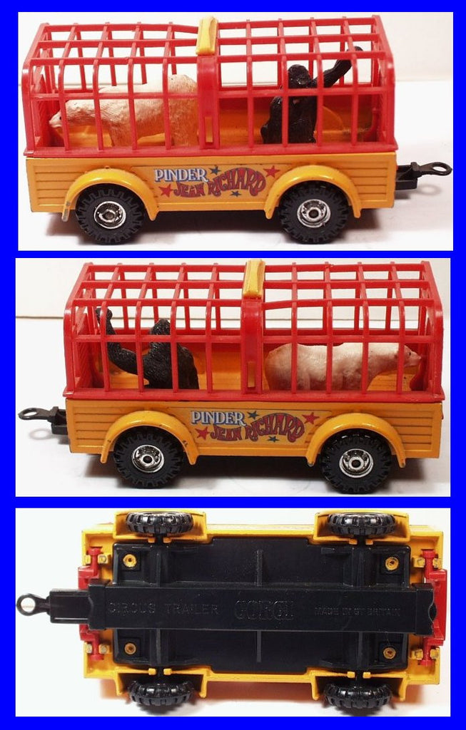 Corgi Pinder Jean Richard Circus Trailer+B3463 – Classic Tin Toy Co. Corgi Pinder Jean Richard Circus Trailer+B3463 – Classic Tin Toy Co.