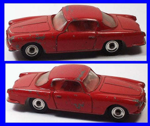Dinky Toys Alfa Romeo Coupe 185 red body chrome spun hubs
