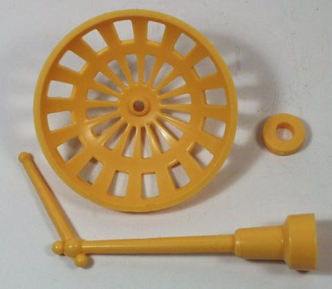 Vintage toy Robot antenna Yellow