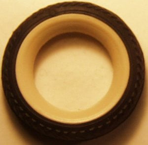 Distler Treaded tire rubber white wall : Ford