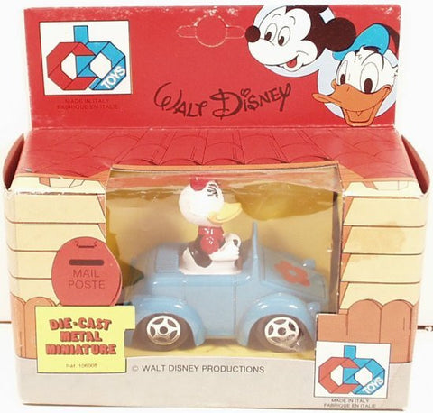 Italy Polistil Disney Daisy in Diecast Car