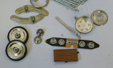 Toy Parts lot. Miscellaneous tin toy replacement parts.