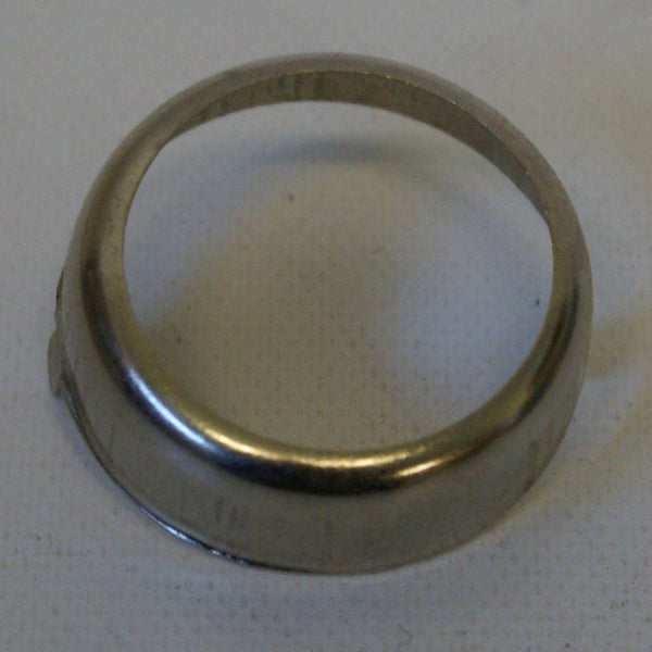 Vintage toy nickel collar.  Dia 1-3/16" with two tabs.