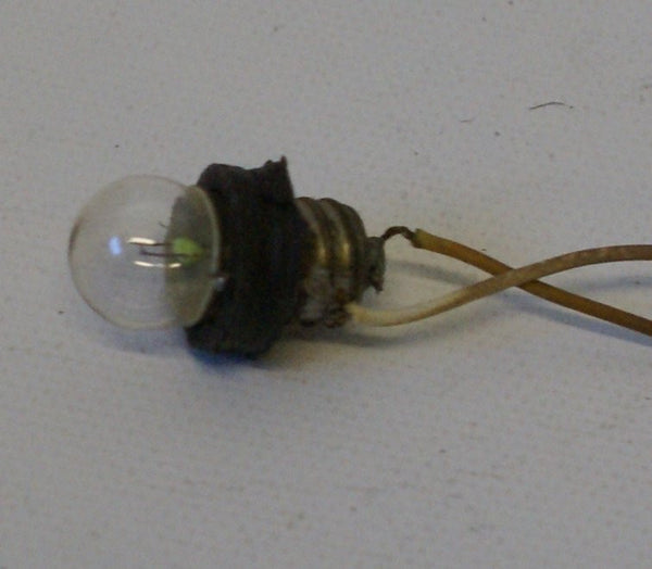 Early version Light Bulb and wiring for Robots etc. Dome light.