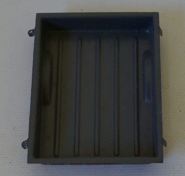 Toy Truck Bed or Trailer. Tin 2-5/8 x 2"