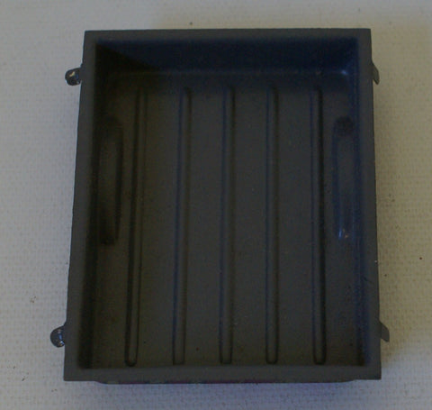 Toy Truck Bed or Trailer. Tin 2-5/8 x 2"