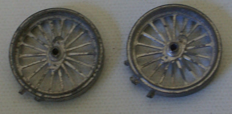 Britains Toy Cast Traction Engine Wheels 1-1/4"