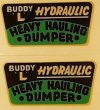 Buddy L Hydraulic Dumper Decal Set