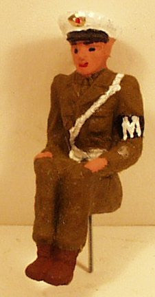 Toy Soldier Figure Police Officer 58mm