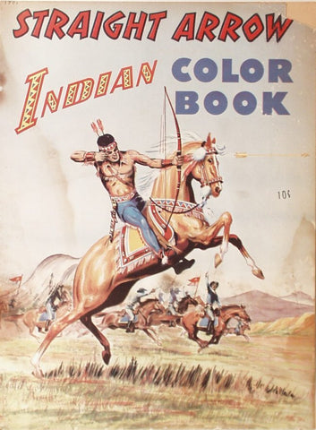 1949 Indian Straight Arrow Coloring Book Stephens Publishing