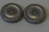 Toy Diecast solid wheels 9/16" Diameter Set of two.