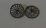 Britains Ltd. Two 5/8" Diameter spoked wheels.