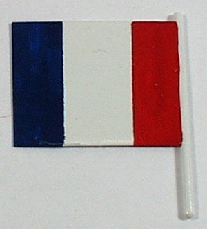 Toy Oceanliner & boat flag 1-1/8 x 15/16"