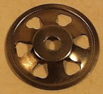 Ertl Truck Hubcap. Triangle cut outs. 1-5/16" diameter