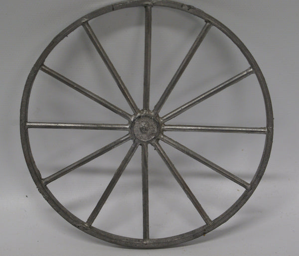 Cast 5" x 3/16" Spoked wheel. Pinard Steam Car