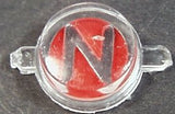 Nichols Stallion 45 Mark II Grip Inserts : Red