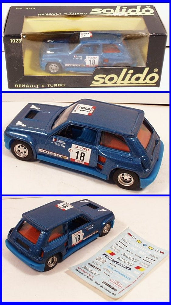 Solido #1023 Renault 5 Turbo Tour de Corse #18 – Classic Tin Toy Co.