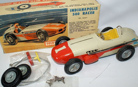 Vintage toy Sears Indy 500 Racer Tire Front 2.5"