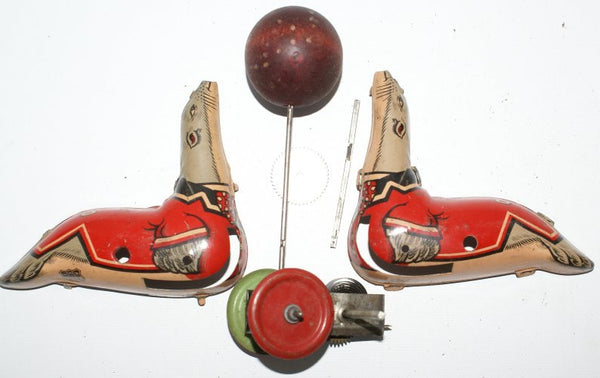 Chein Windup Seal Tinplate antique toy.