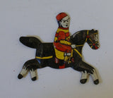 Lithographed toy carousel horse