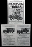 Keystone Steam Shovels and trucks reproduction Catalog. 24 pages