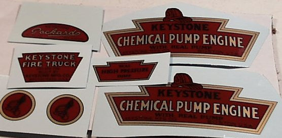 Keystone Truck Decal : chemical pumper decal