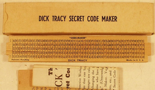 Dick Tracy Secret Code Maker