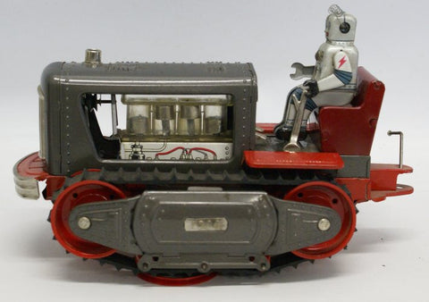 Japanese Piston Robot Tractor and farmer driver :   Track 3/4" x 15-3/4"