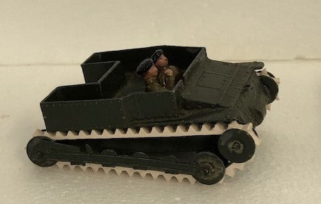 Britains vintage toy Carden Loyd Tankette tracks Model 1203A :  3/16" x 6.5" White rubber