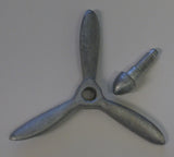 Allyn Type Ashtray airplane 1-3/16" three blade prop with spinner