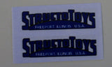 Structo Blue Decals