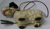 Vintage toy barking puppy with air cord controller.  Parts only